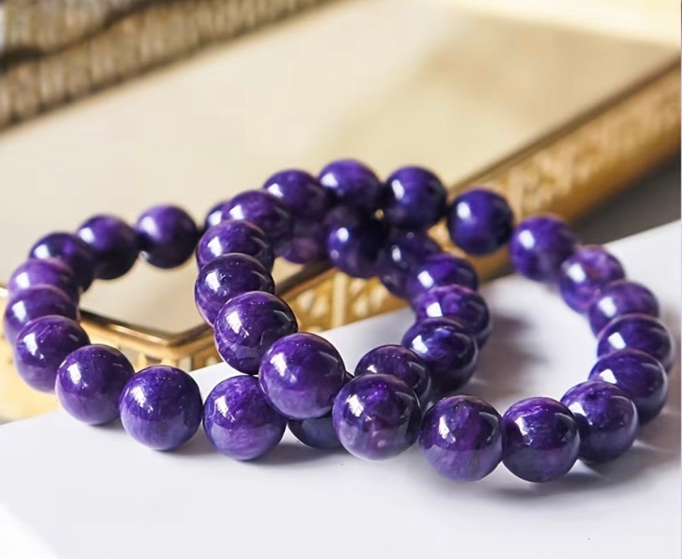 Mystic Violet Charoite Energy Bracelet