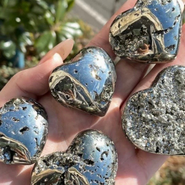 Gilded Vows Pyrite Hearts