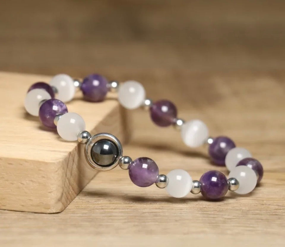 Midnight Orchid Alignment Bracelet