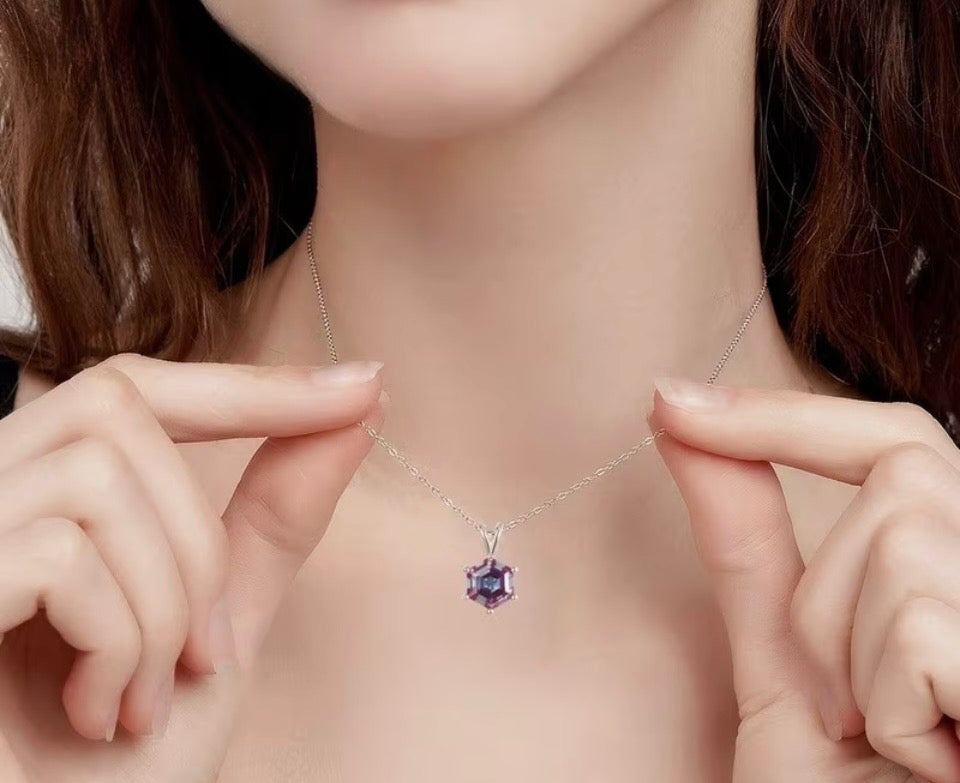 The Aurora Snowflake Pendant