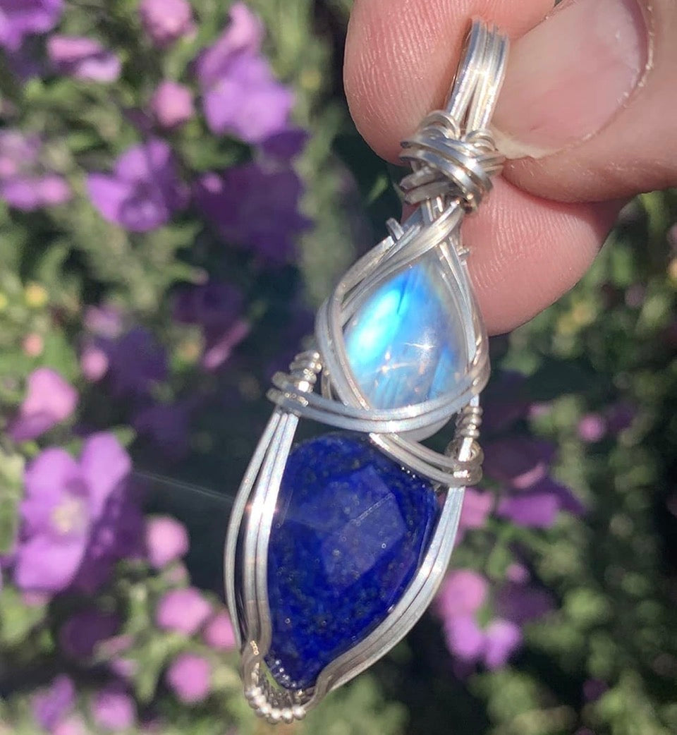 Celestial & Cosmic Wire-Wrapped Pendants