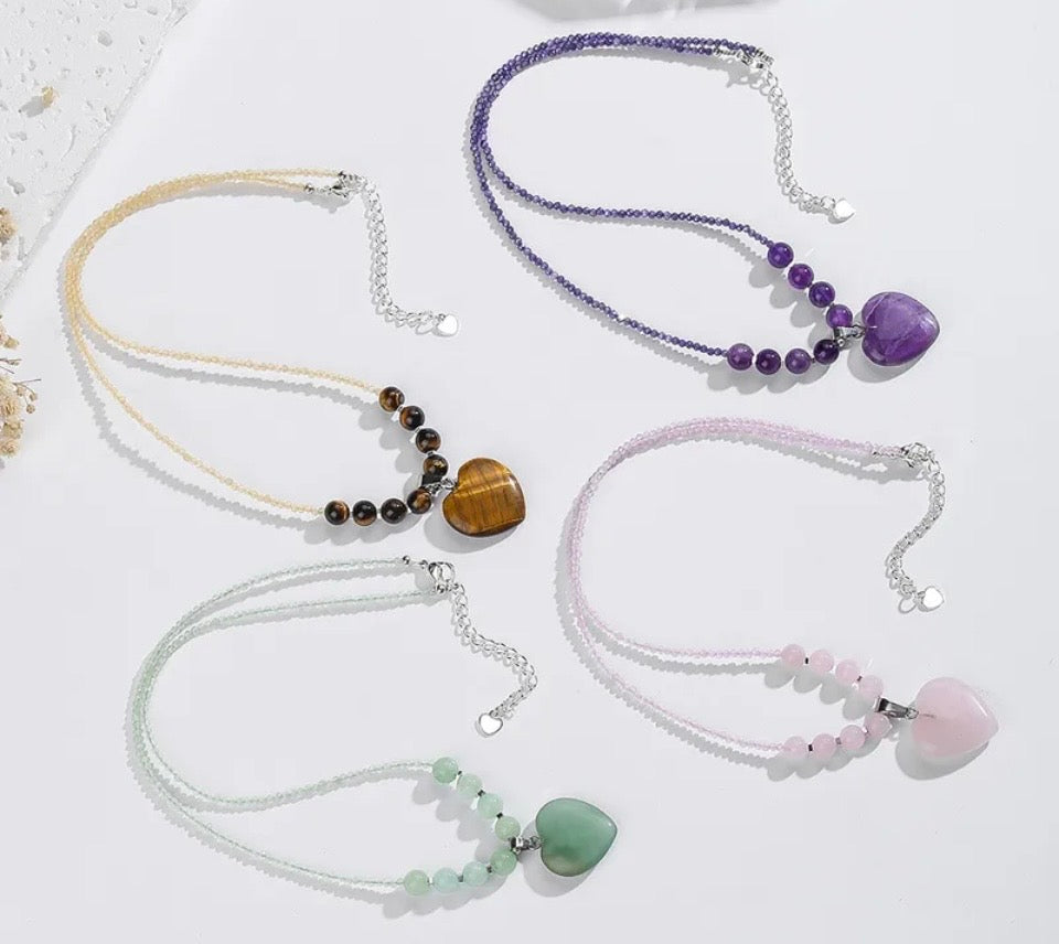 Aura Amour Beaded Pendant