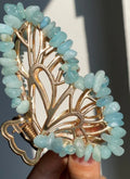 Flutter & Flash: Crystal Chip Butterfly Hair Clips