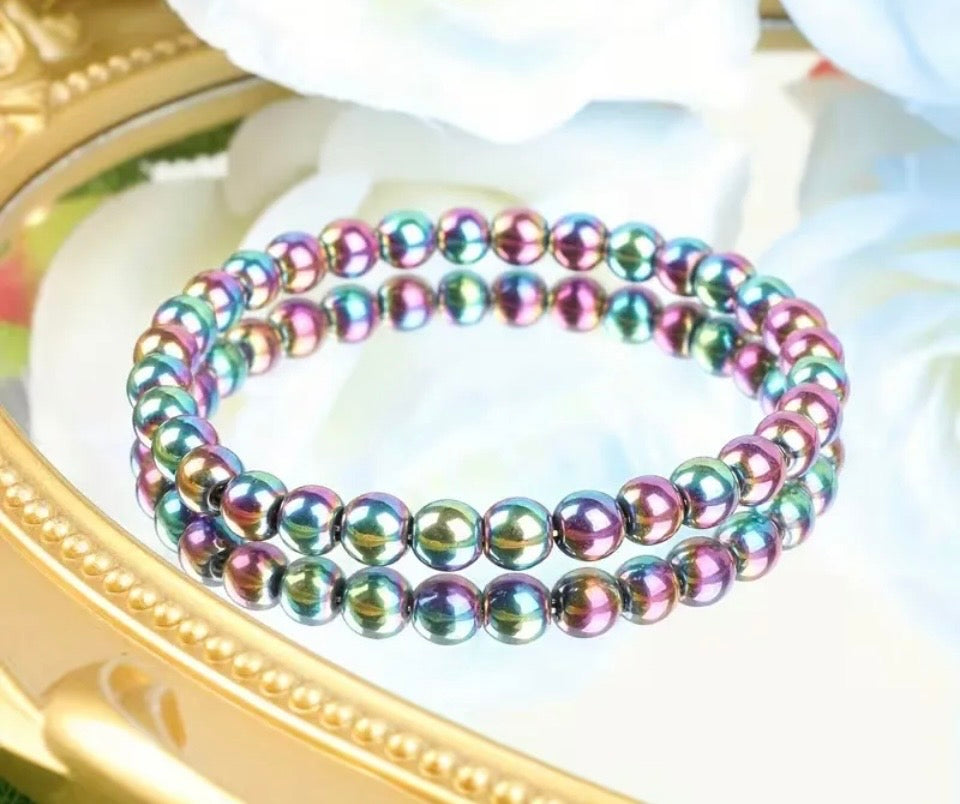 The Iris Hematite Bracelet
