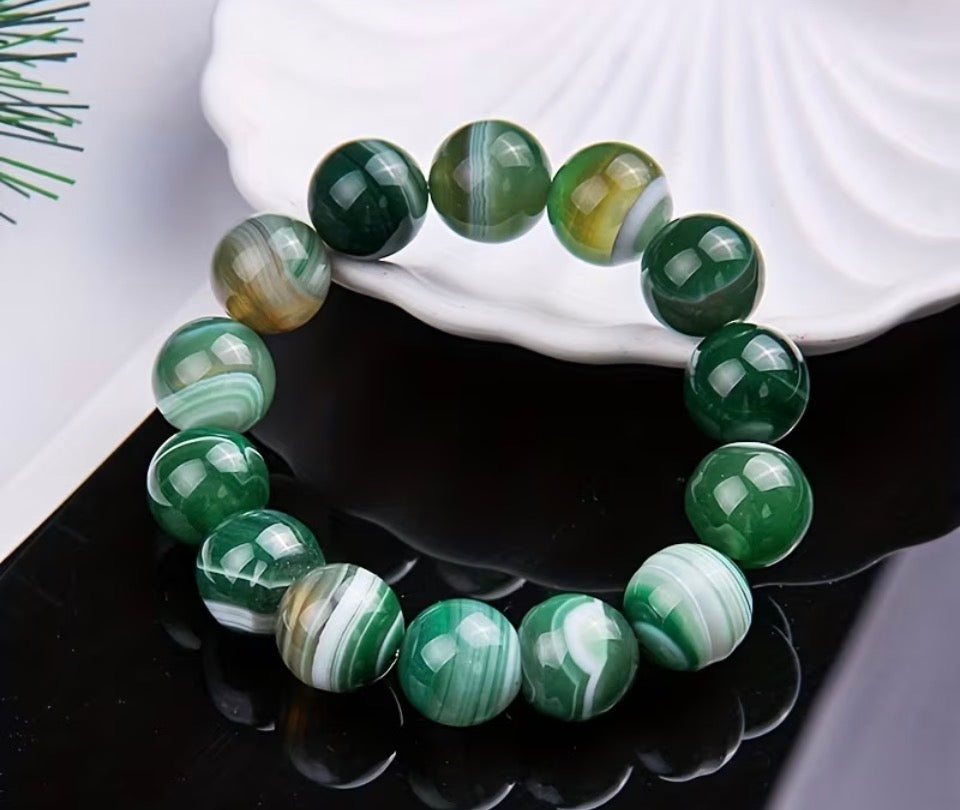 Earth & Tide Banded Agate Bracelets (Set)