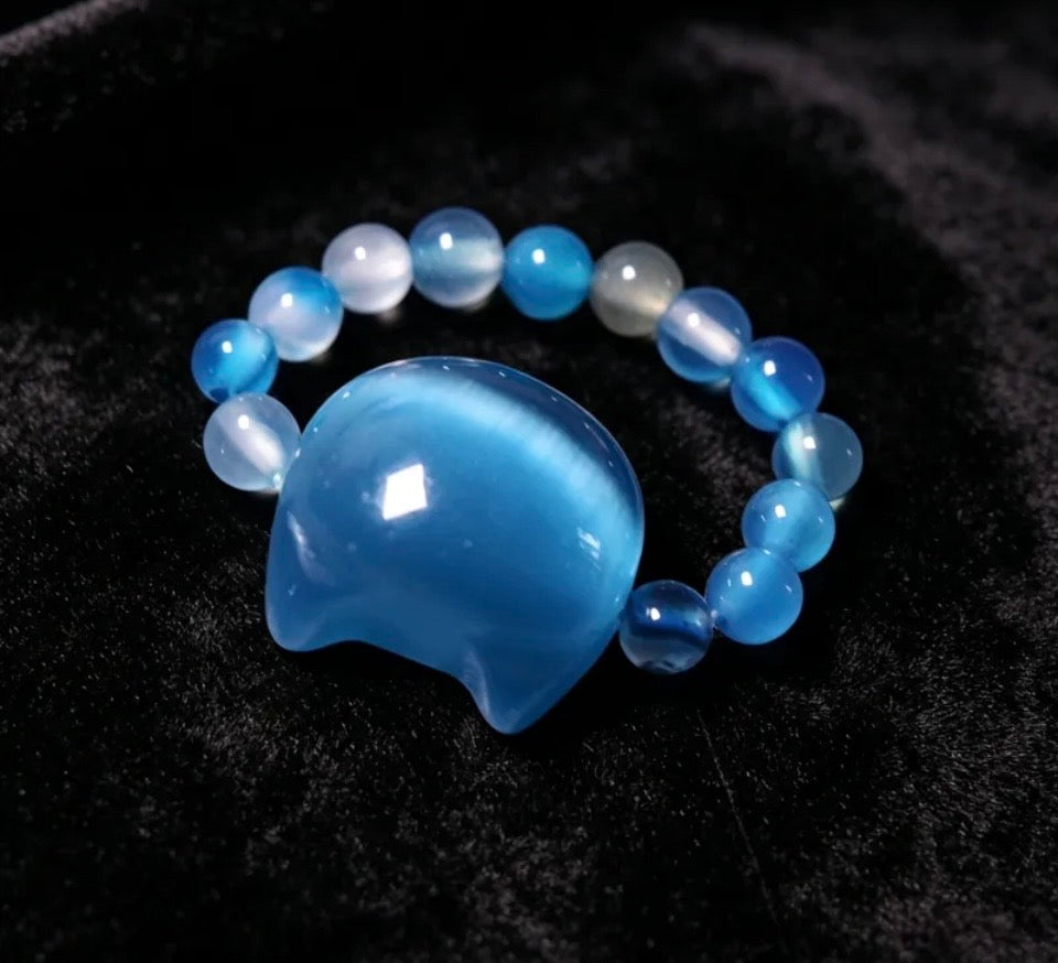 Luna Cat Gemstone Ring