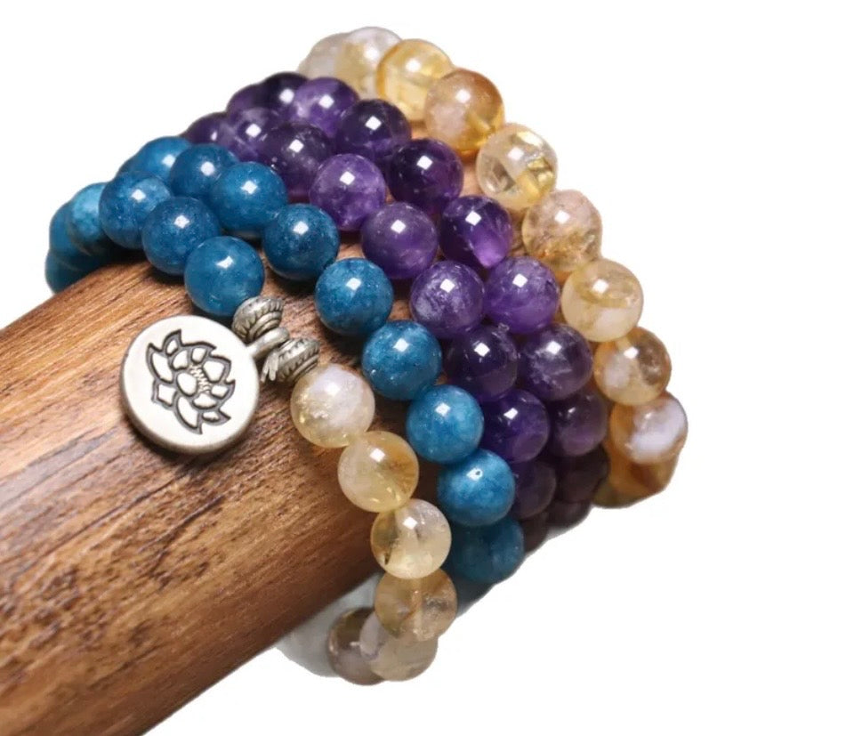 Lotus Alignment Mala Necklace