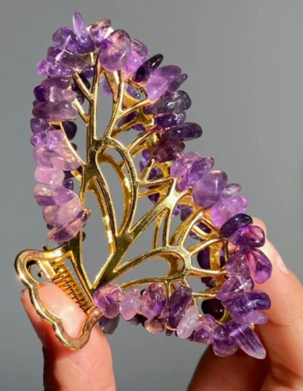 Flutter & Flash: Crystal Chip Butterfly Hair Clips