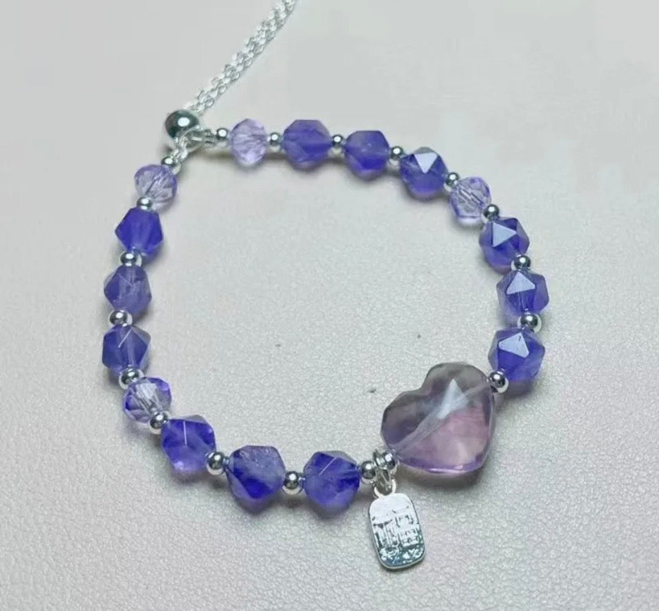 The Purple Fluorite Luminary Bracelet