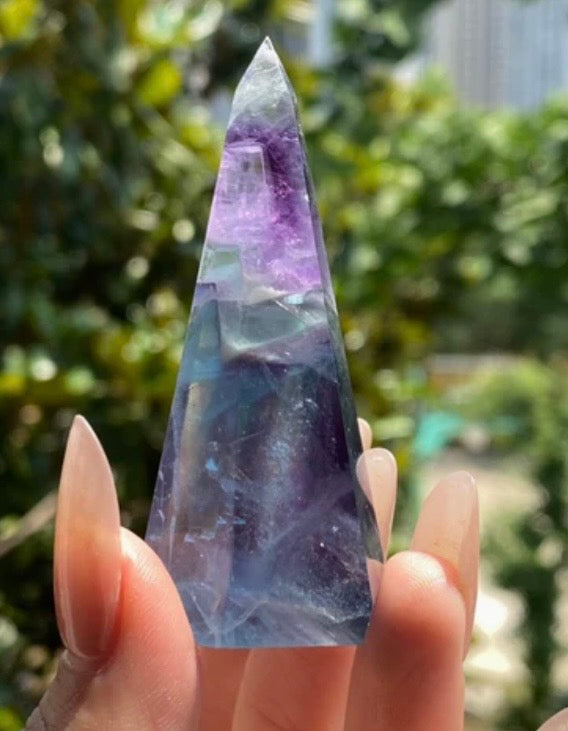 Rainbow Crystal Ring Cones