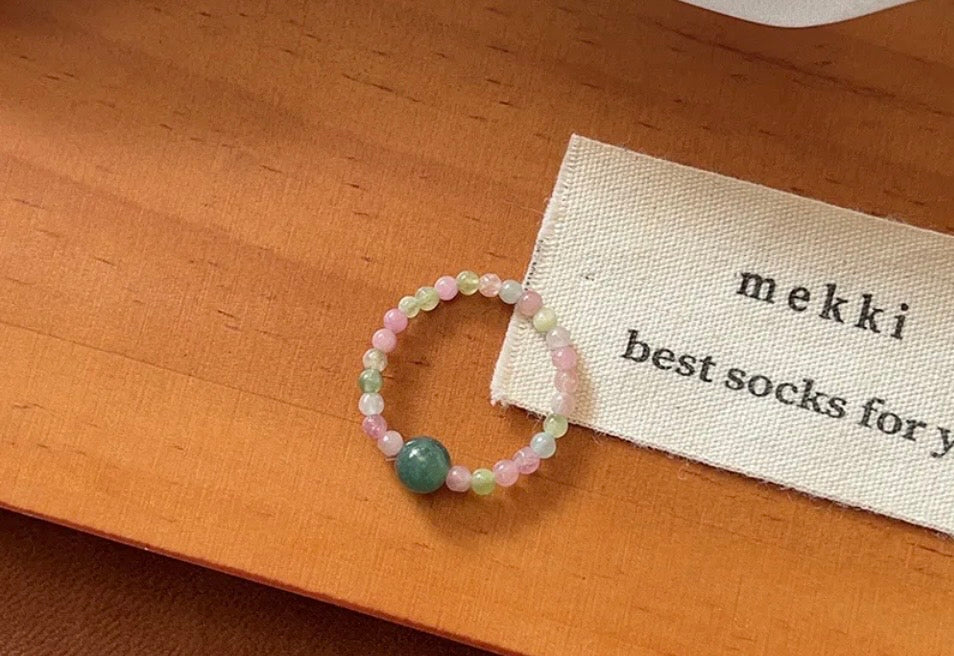 Mixed Beaded Stretch Rings