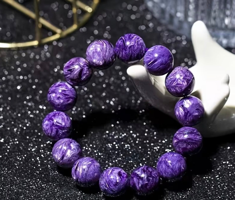 Mystic Violet Charoite Energy Bracelet