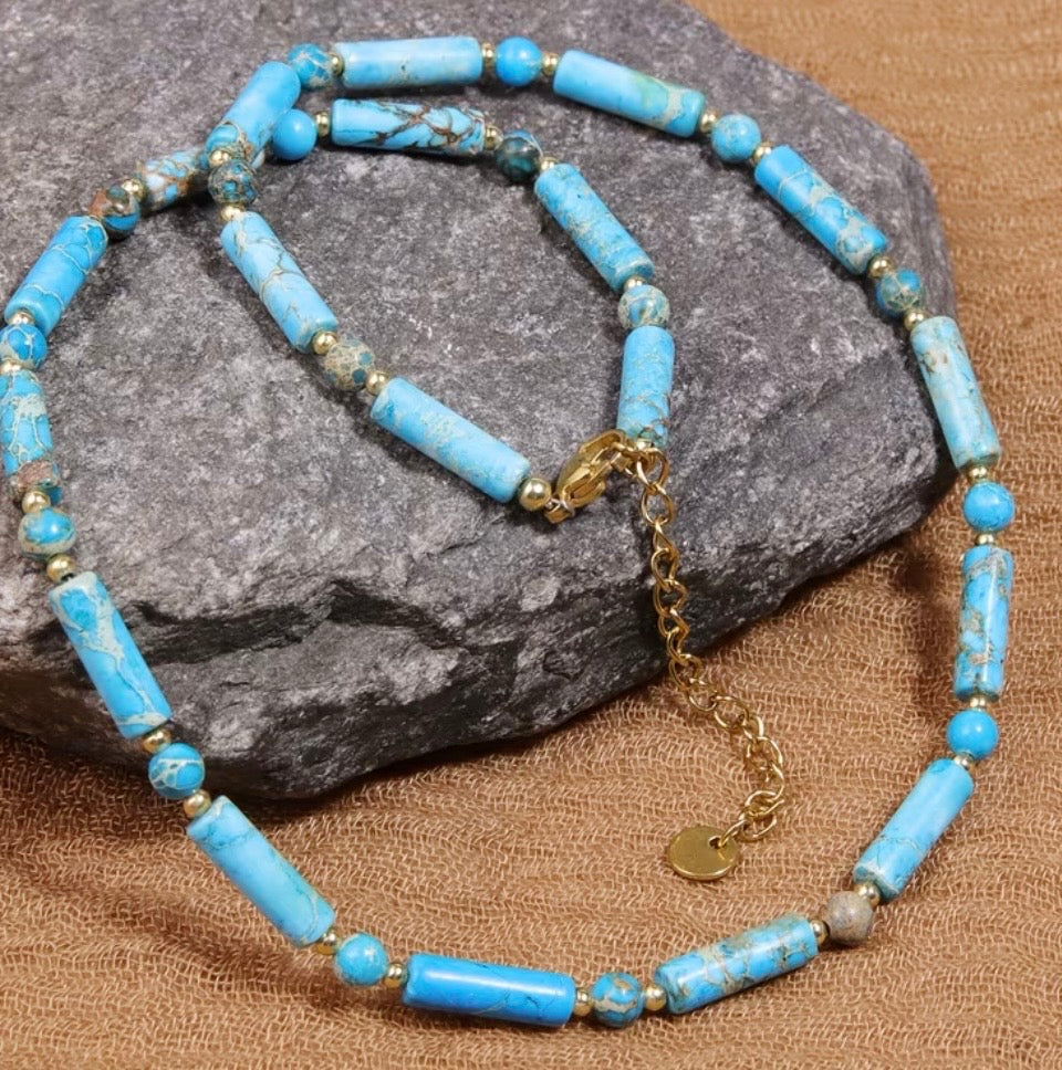 Sky Terra Tube Necklace