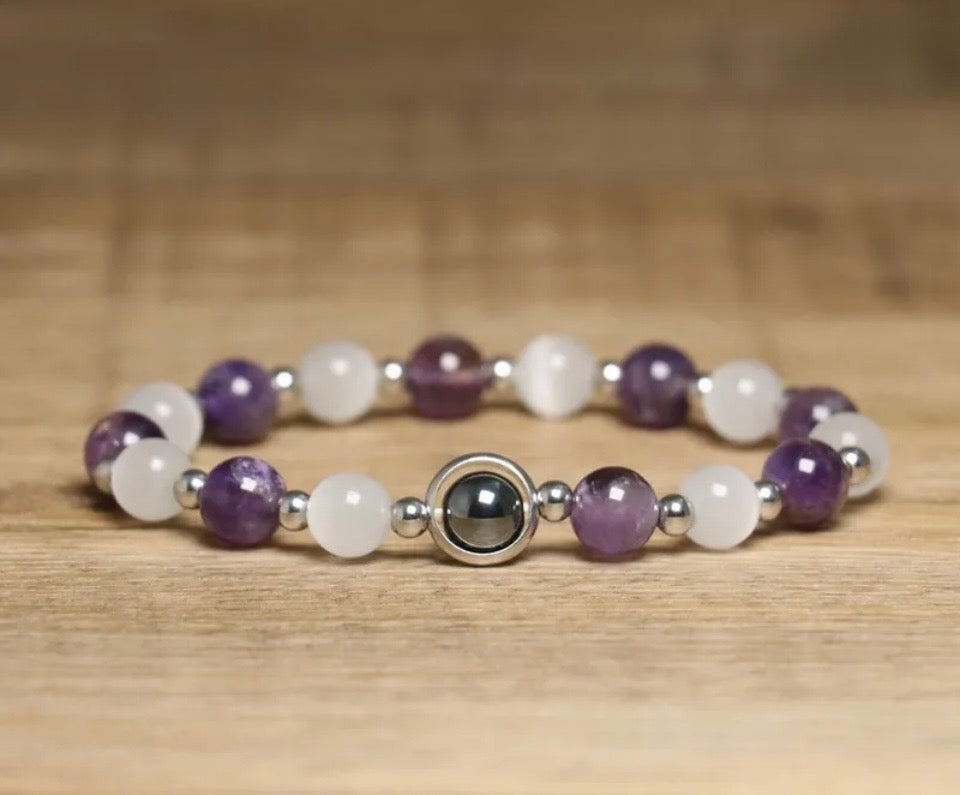 Midnight Orchid Alignment Bracelet