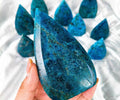Deep Ocean Teardrop Palm Stone