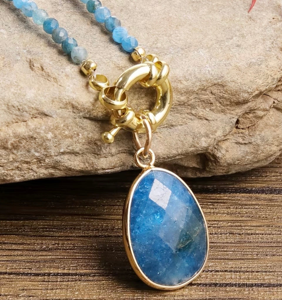 The Cerulean Tide Necklace