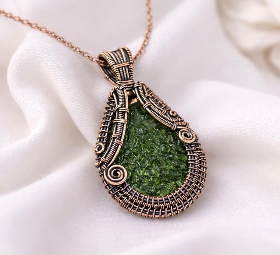 Celestial & Cosmic Wire-Wrapped Pendants