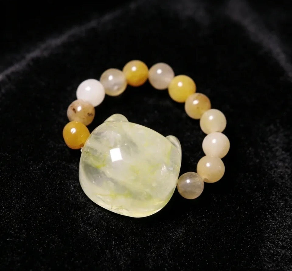 Luna Cat Gemstone Ring