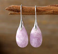 Lilac Whisper Purple Mica Earrings