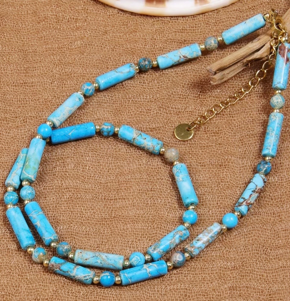 Sky Terra Tube Necklace