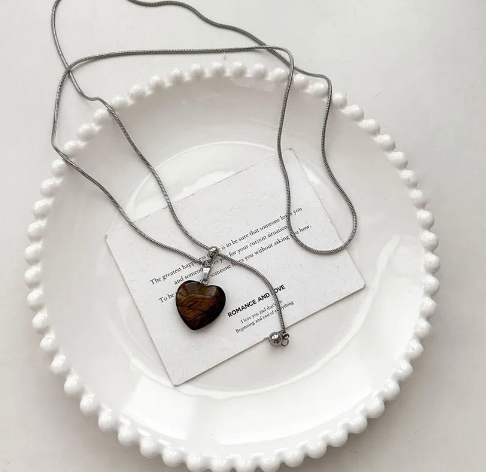 The Heart-to-Heart Adjustable Y-Necklace