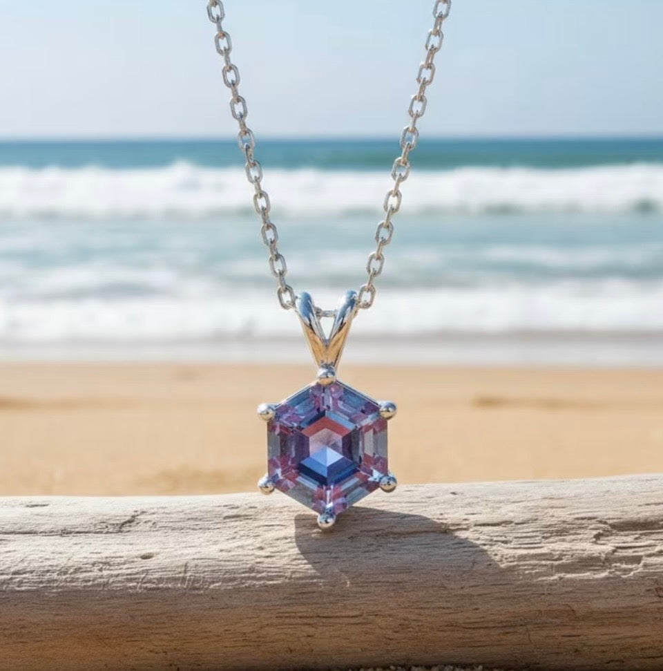 The Aurora Snowflake Pendant