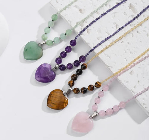 Aura Amour Beaded Pendant