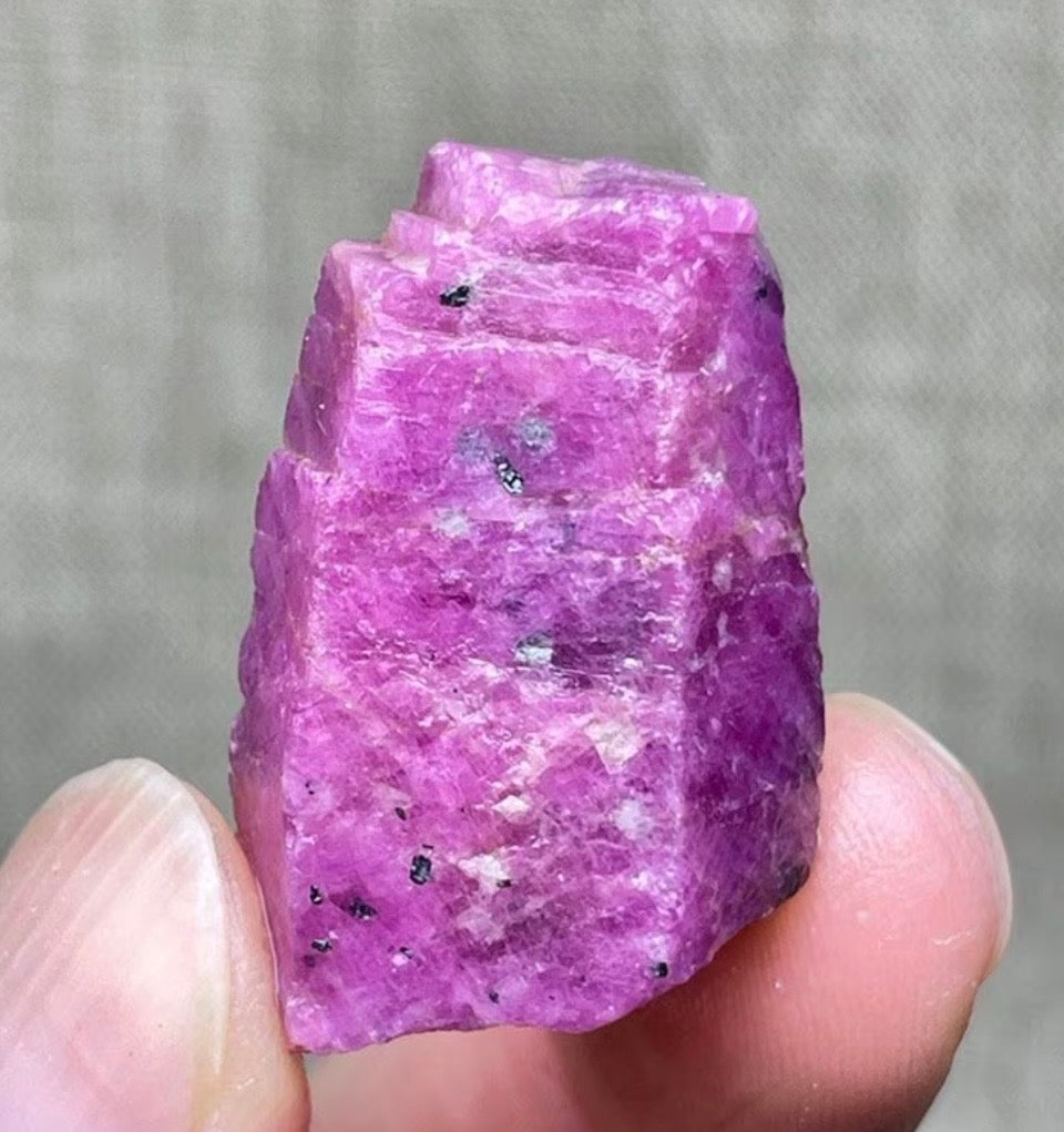Raw Mozambique Ruby Corundum Specimen