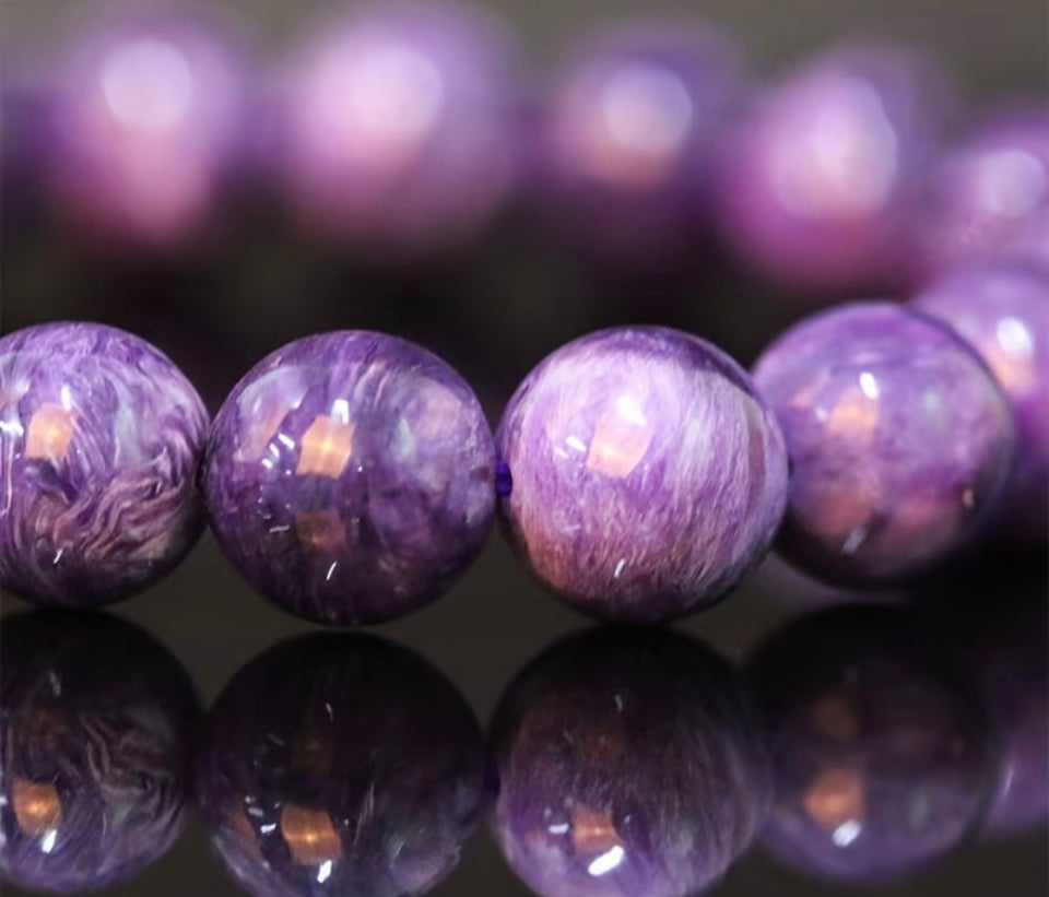 Mystic Violet Charoite Energy Bracelet