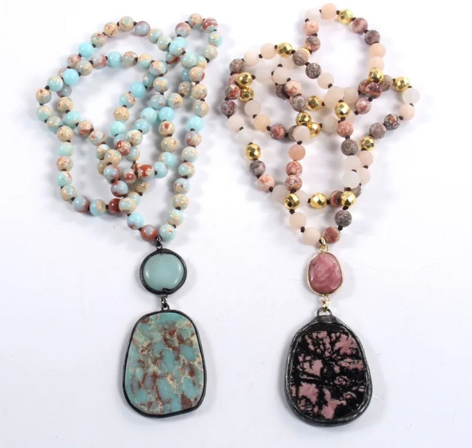 The Earth & Elements Mala Necklace