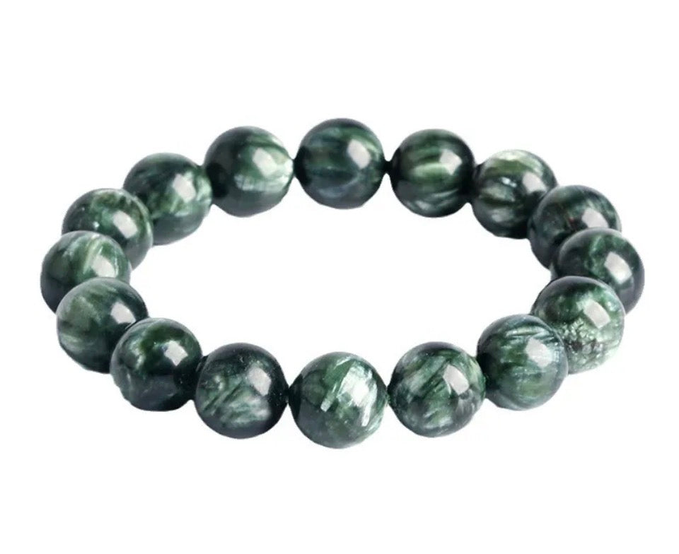 Premium Seraphinite Beaded Bracelet