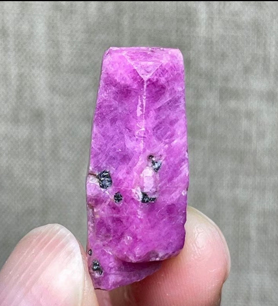 Raw Mozambique Ruby Corundum Specimen