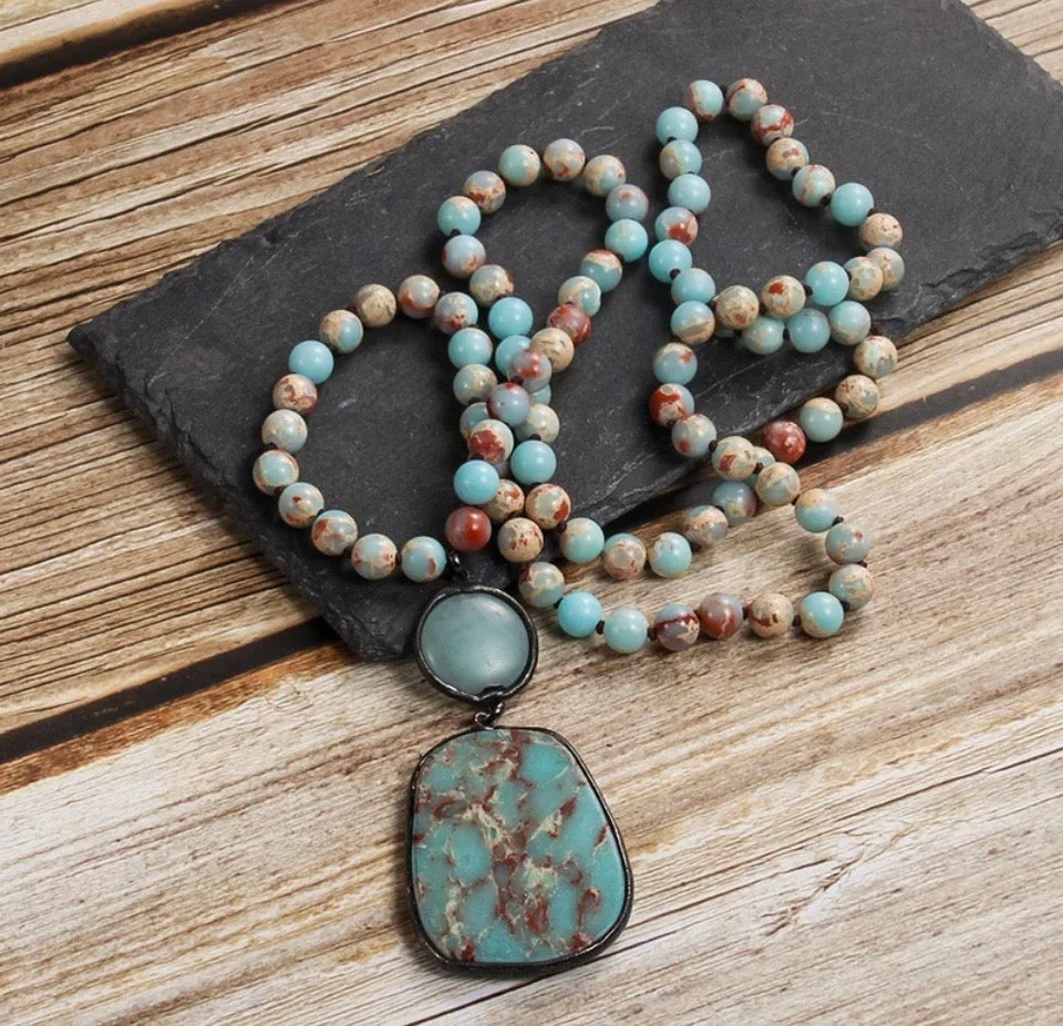 The Earth & Elements Mala Necklace