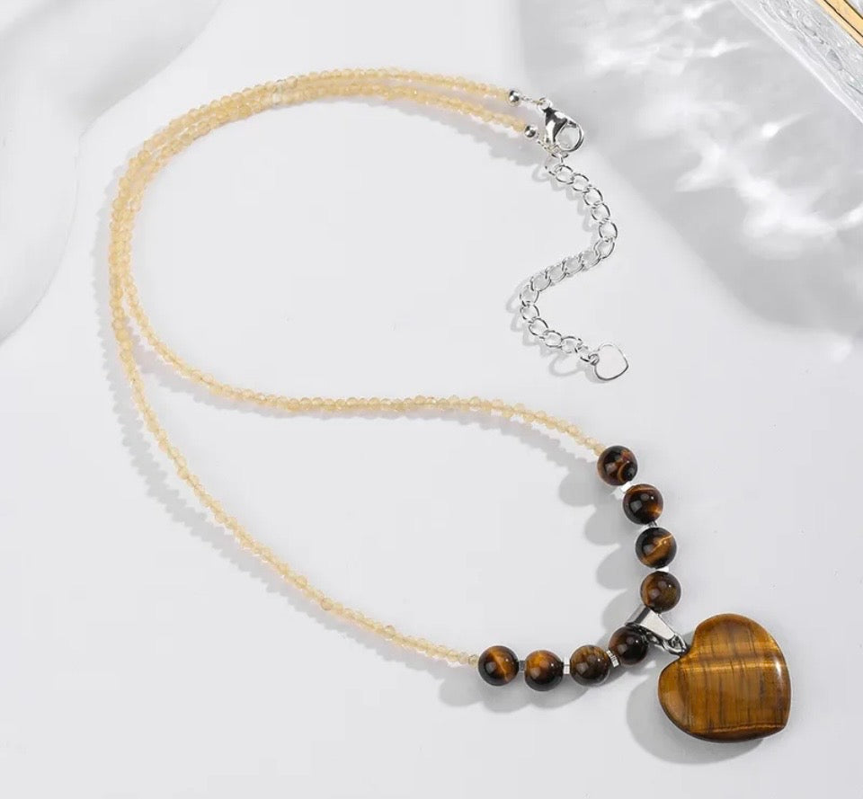 Aura Amour Beaded Pendant
