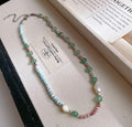 Seafoam & Petal Choker