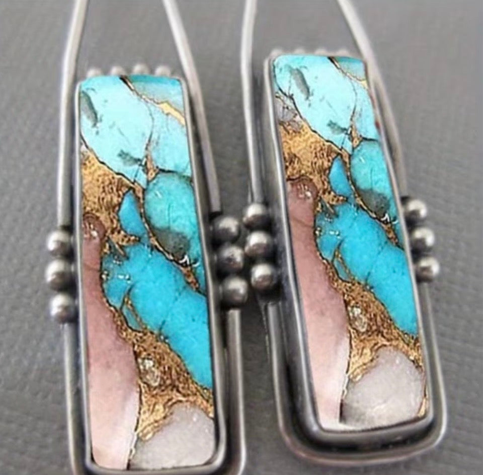 Kaleidoscope & Canyon Drop Earrings