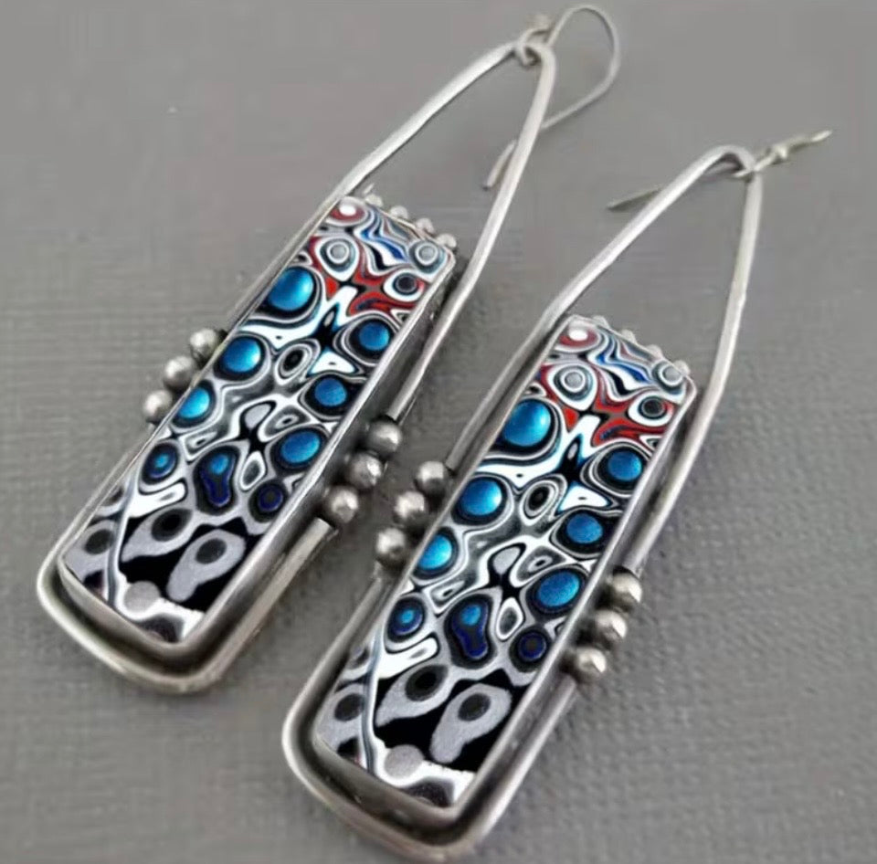 Kaleidoscope & Canyon Drop Earrings