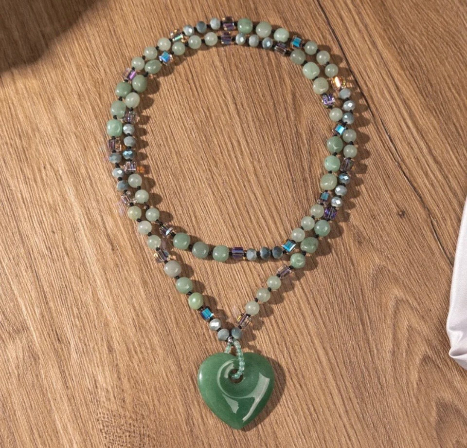 Verdant Harmony Long Pendant
