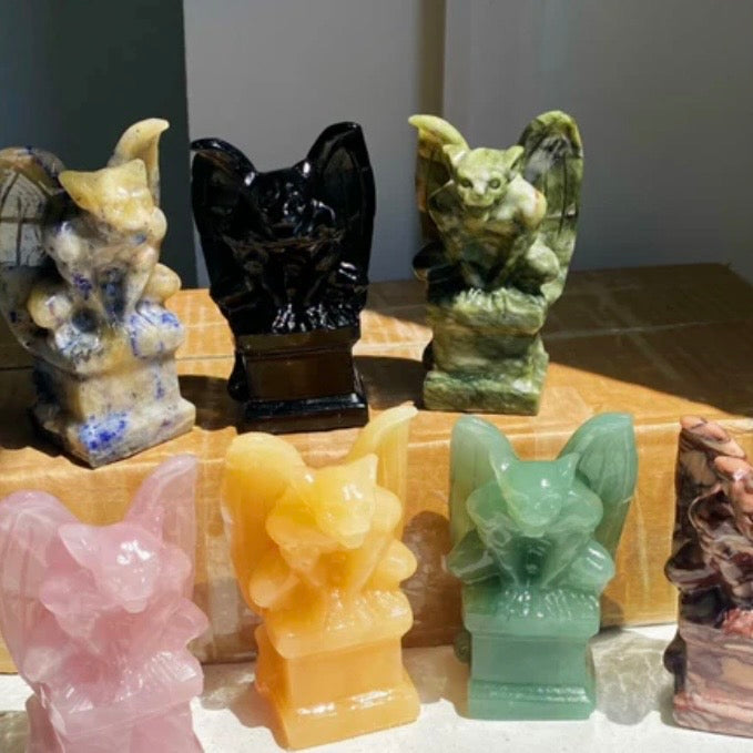 The "Gothic Guardian" Mystery Gargoyle Carving