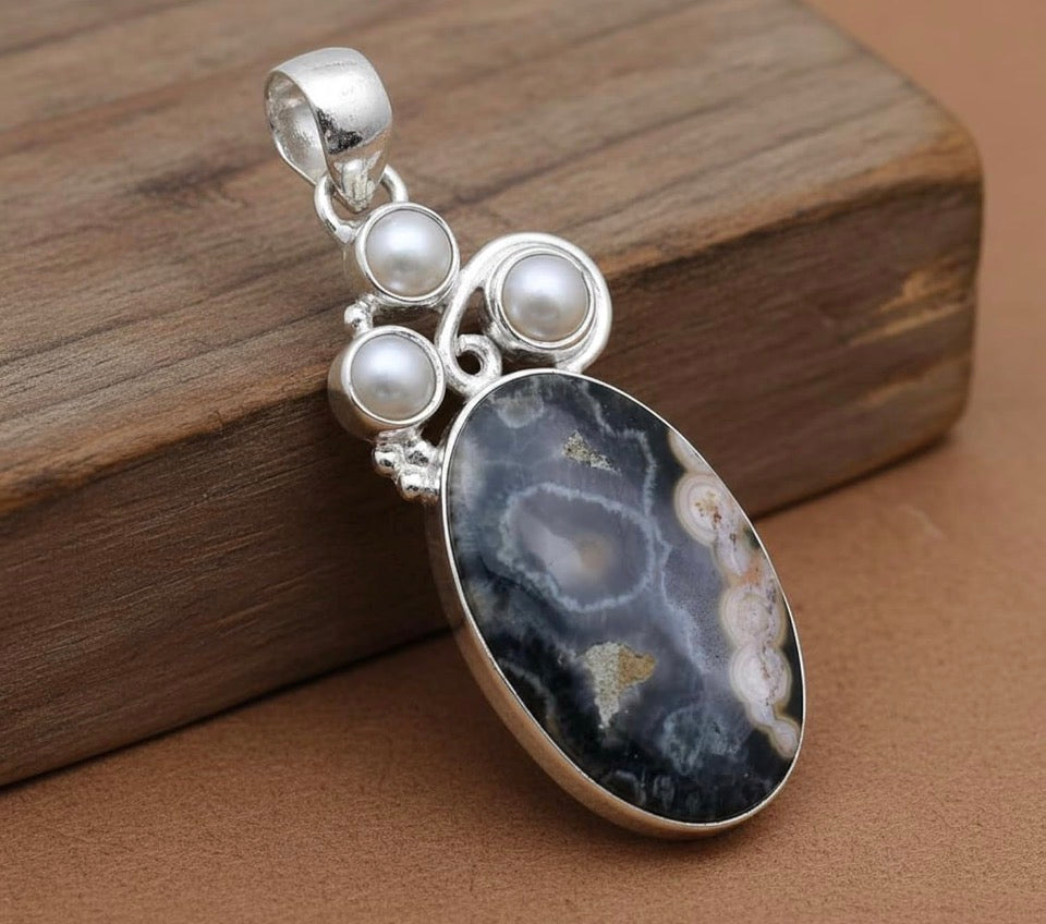 Earth & Element Wire-Wrapped Pendants