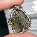 The "Cosmic debris" Moldavite Pendant