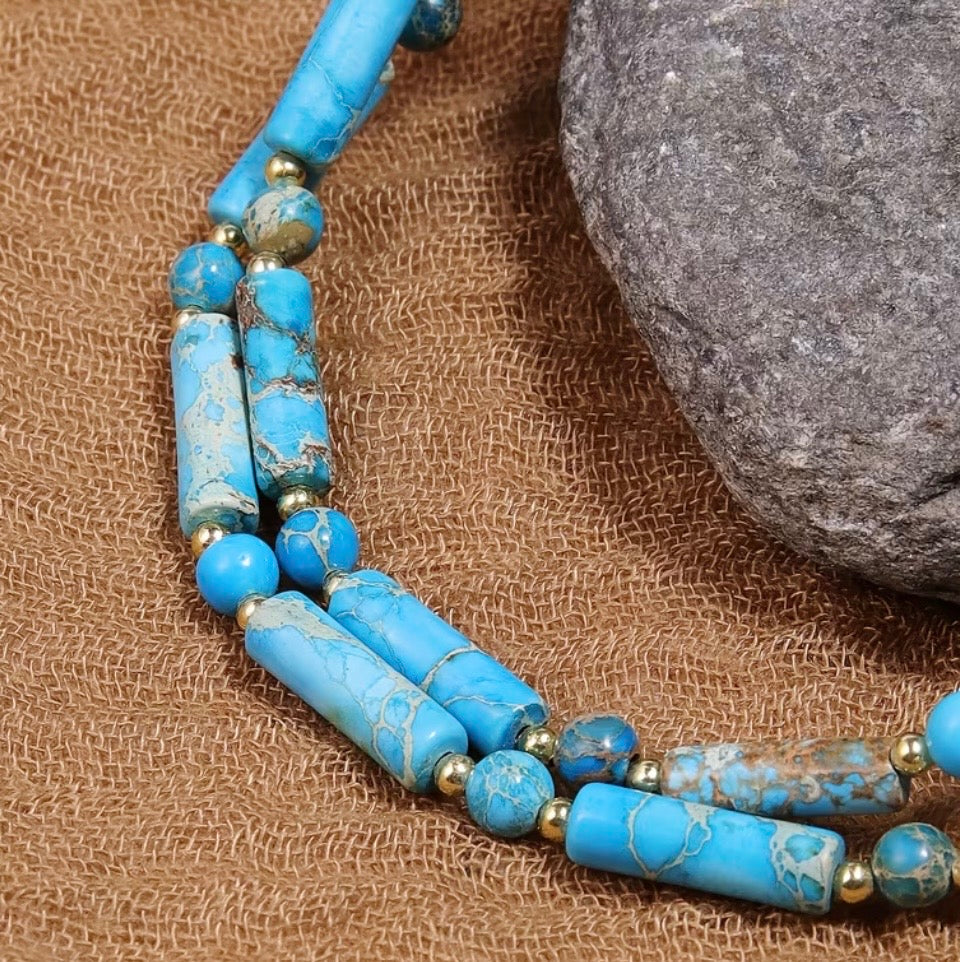 Sky Terra Tube Necklace