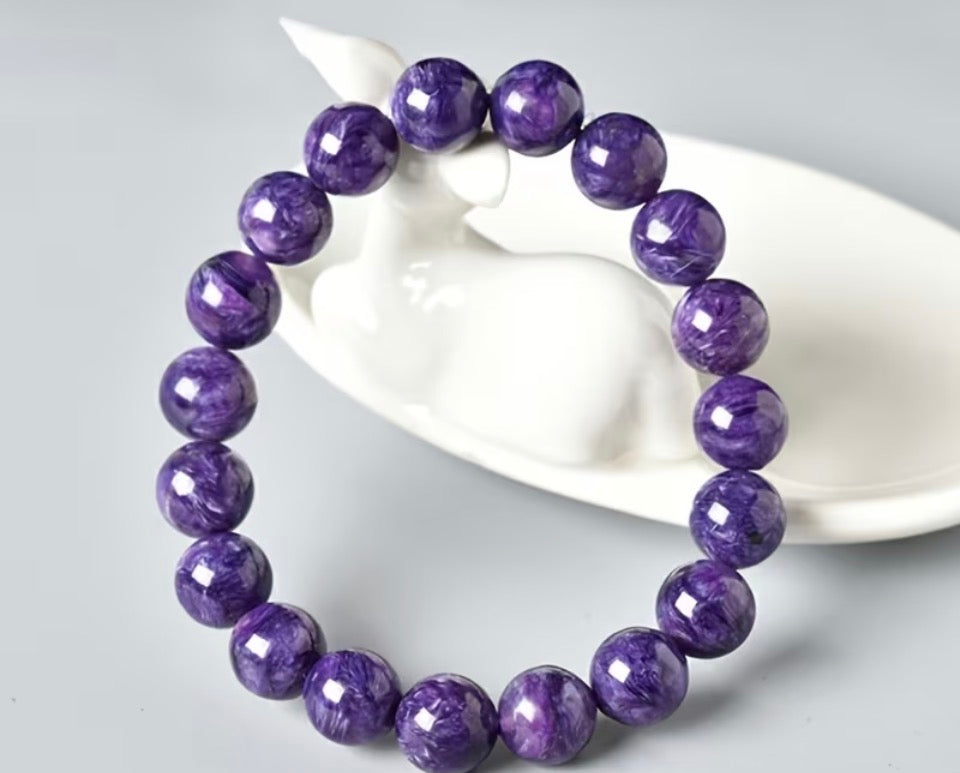 Mystic Violet Charoite Energy Bracelet