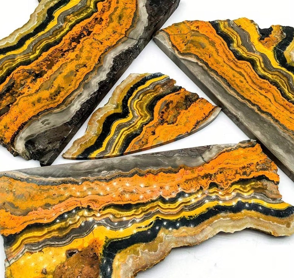 Ethically Sourced Bumblebee Jasper Display Slab (100g)