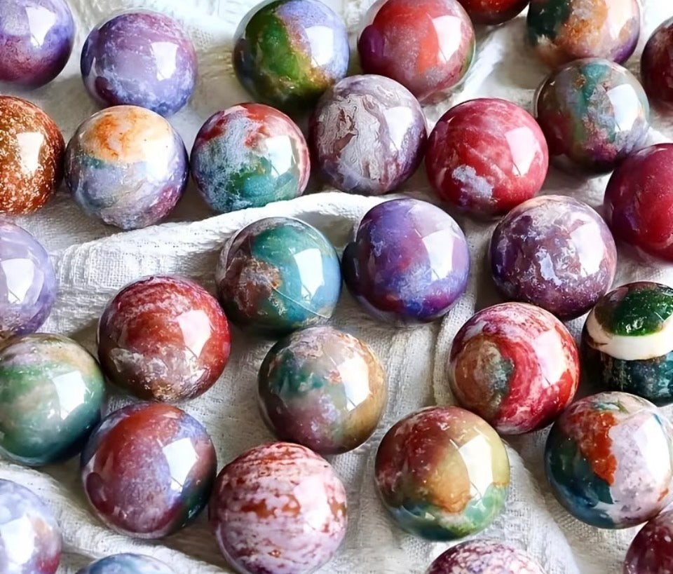 Tidal Orb Ocean Jasper Sphere