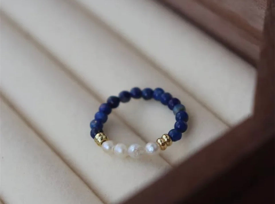 Mixed Beaded Stretch Rings