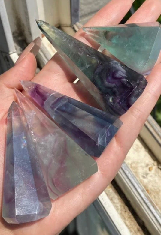 Rainbow Crystal Ring Cones
