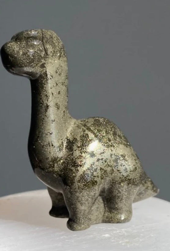 Mystery Crystal Dinosaur Carvings