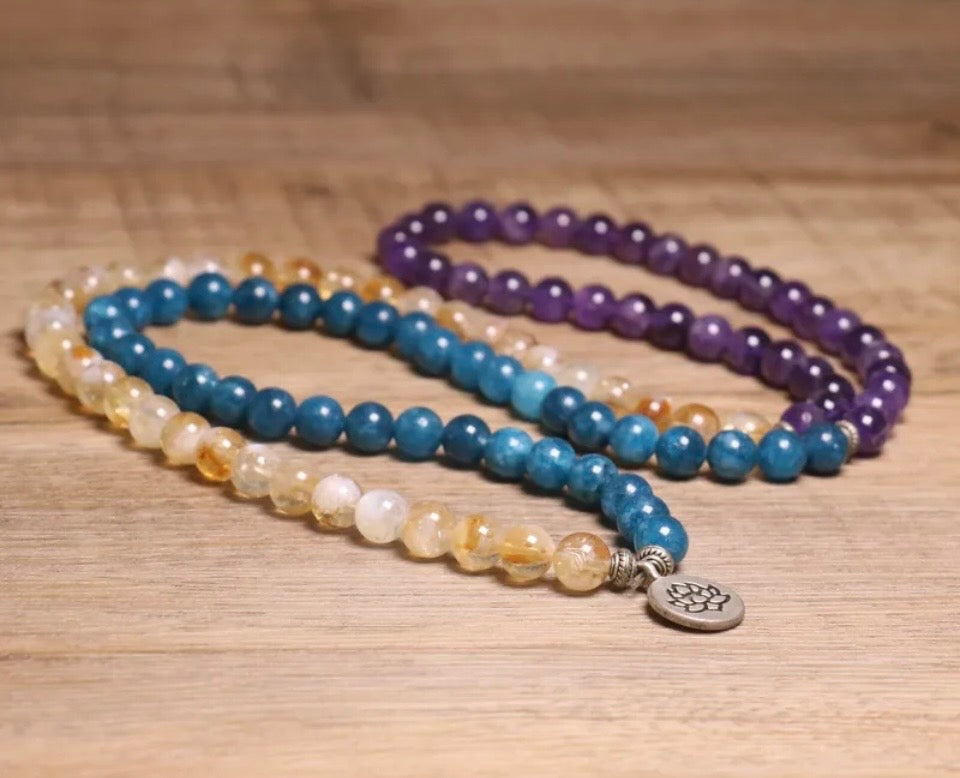 Lotus Alignment Mala Necklace