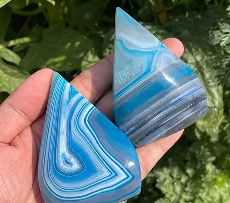 Azure Tide Ribbon Teardrop